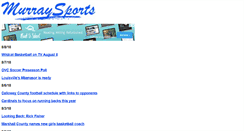 Desktop Screenshot of murraysports.net