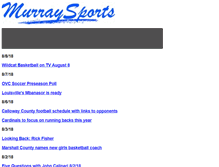 Tablet Screenshot of murraysports.net